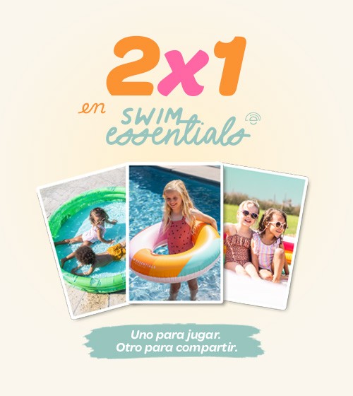 2x1 en piscinas y flotadores