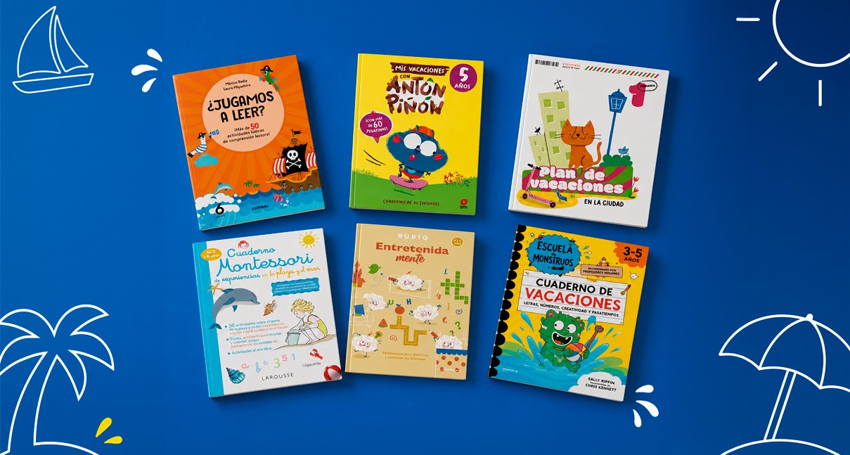 Cuadernos de vacaciones y pasatiempos