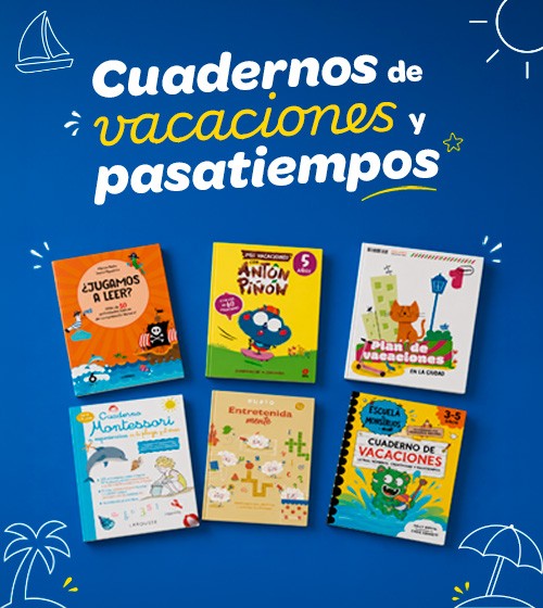 Pasatiempos y cuadernos de vacaciones