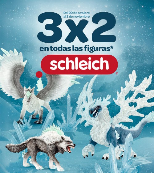 3x2 en todas las figuras Schleich